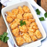 Cheese Cracker and Panko-Crusted Chicken Nuggets