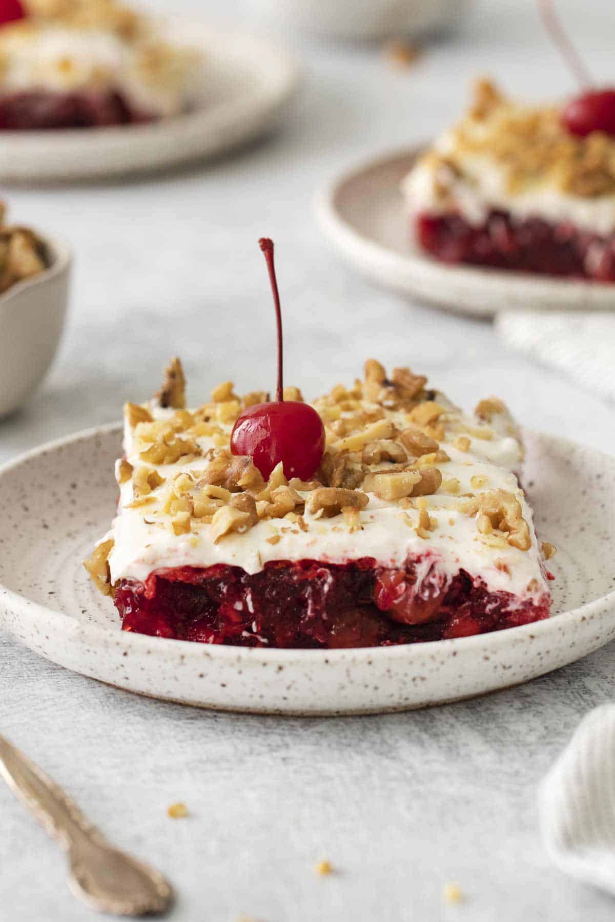 Pineapple Cherry Jello Cream Cheese Dessert