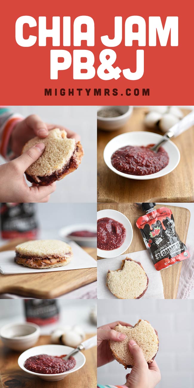 2-Ingredient Chia Jam PB&J