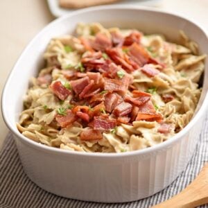 Chicken Bacon Ranch Pasta Casserole