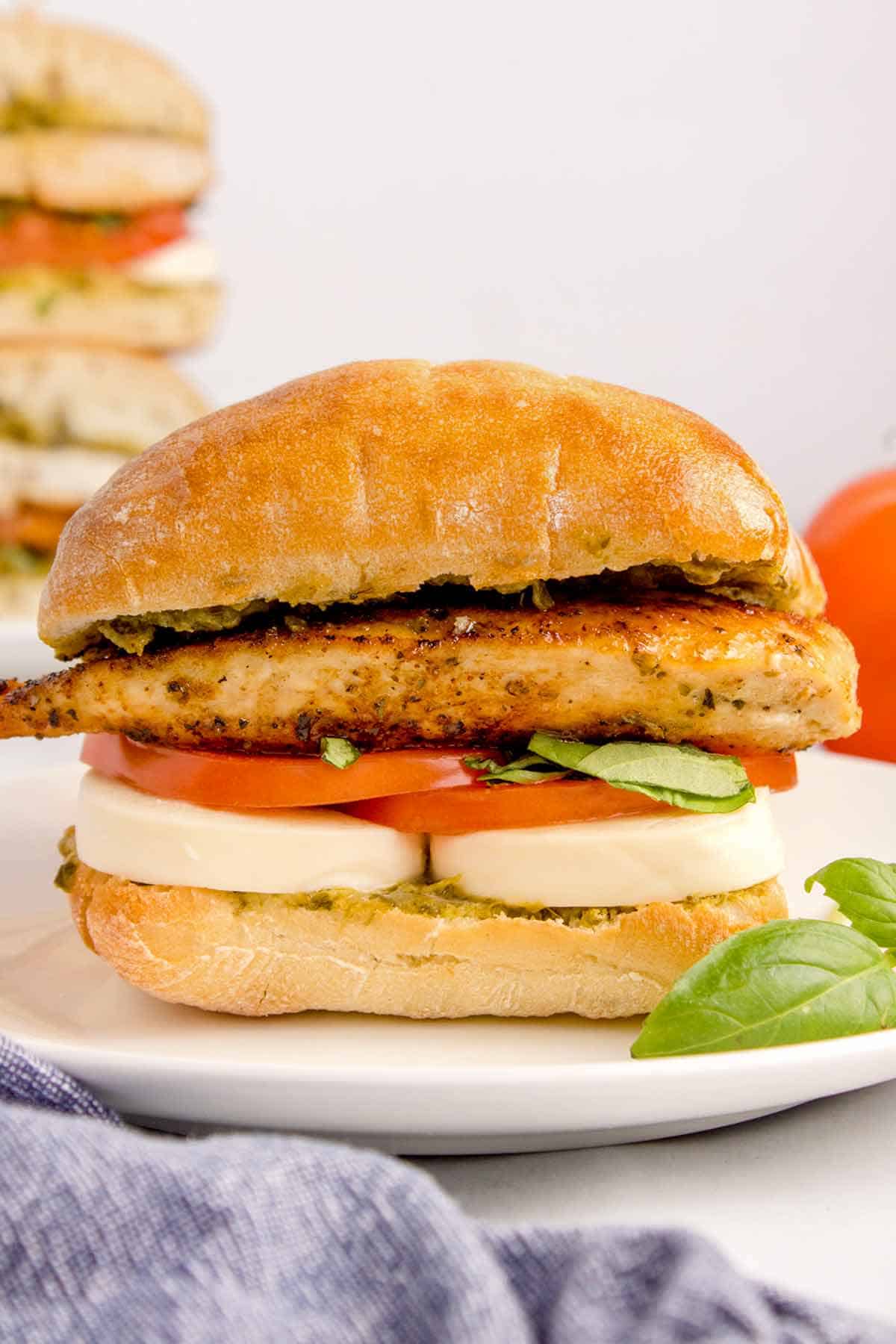 Chicken Caprese Sandwich