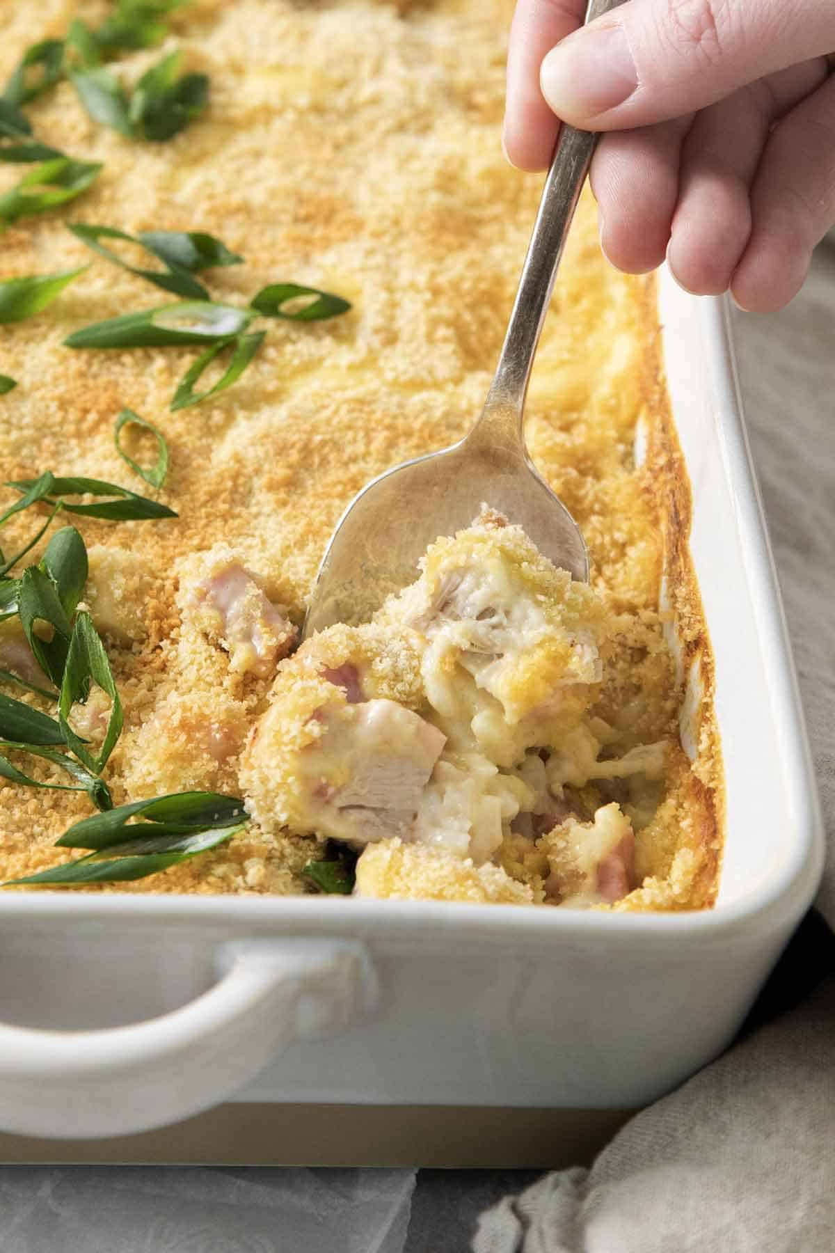 Easy Chicken Cordon Bleu Casserole