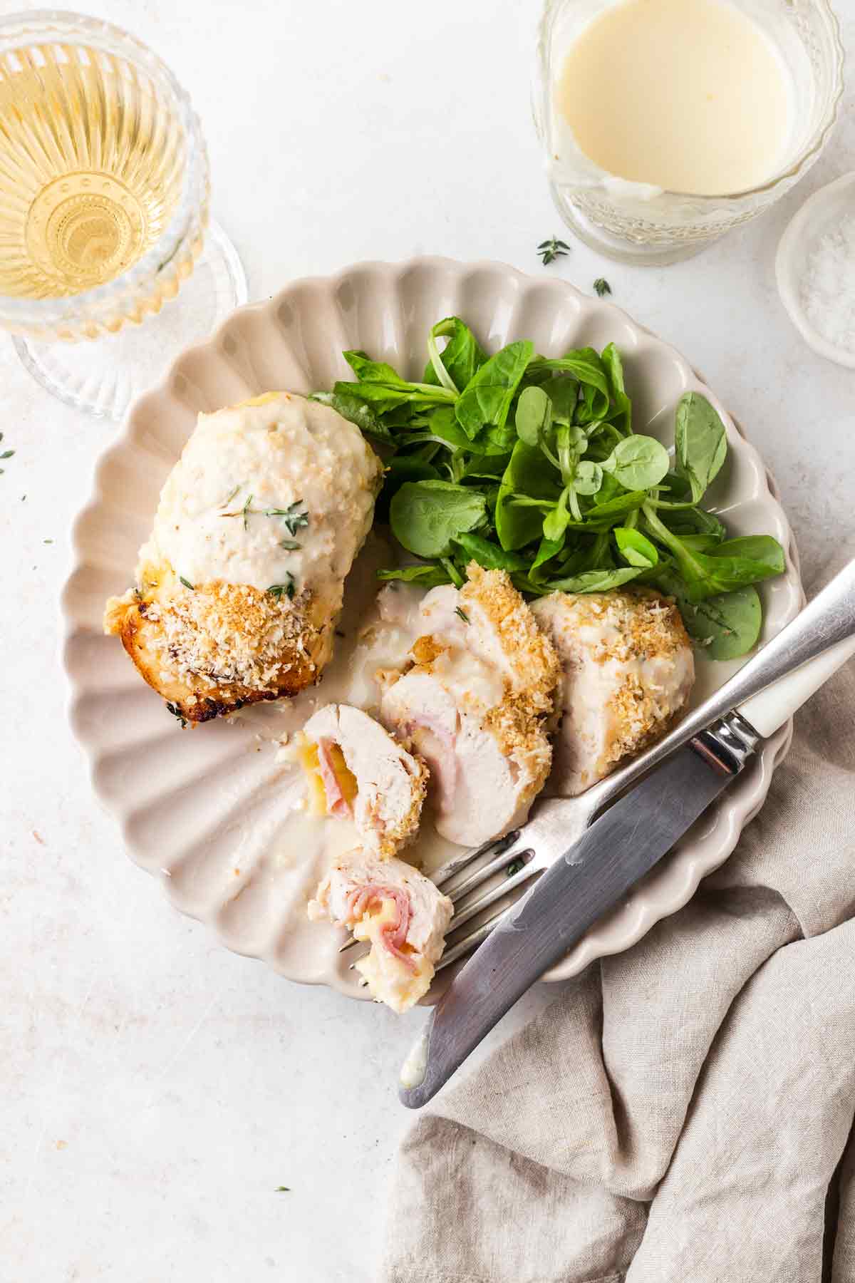 Baked Chicken Cordon Bleu