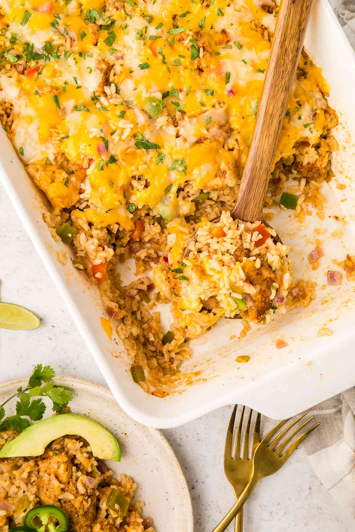 Chicken Fajita Casserole Bake