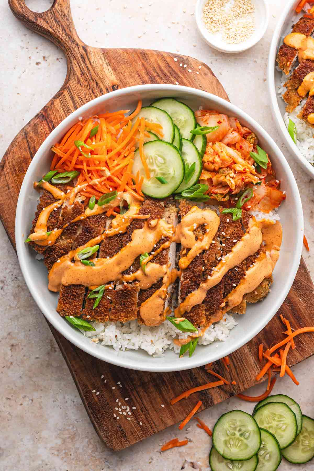 Katsu Chicken Rice Bowl