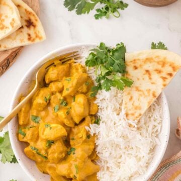 Chicken Korma with rice