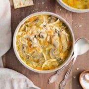 Stovetop Chicken Marsala Soup