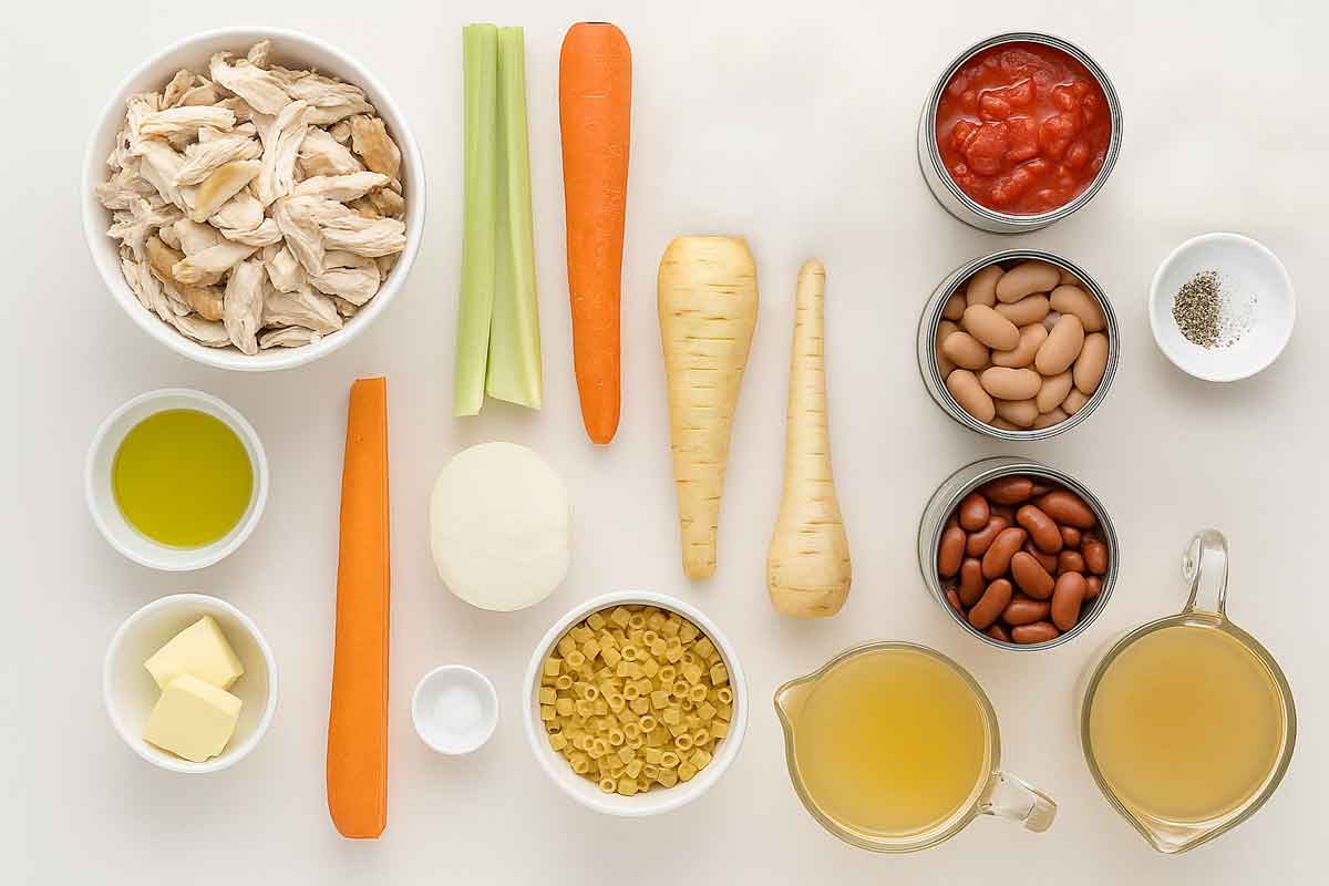 Chicken Minestrone Soup Ingredients