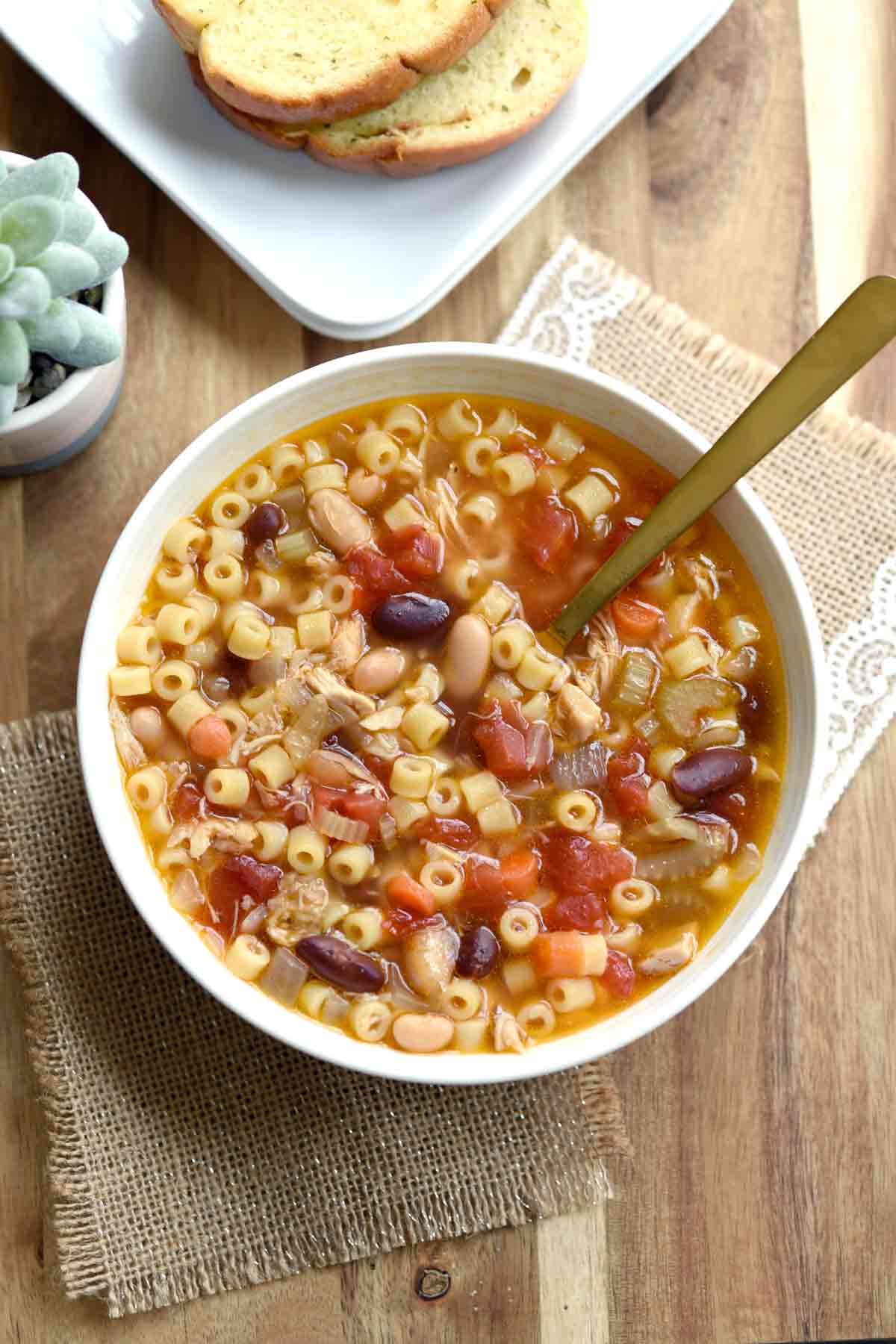 Chicken Minestrone Soup