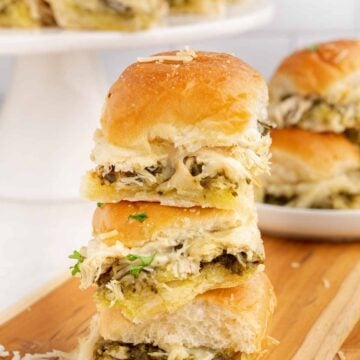 Rotisserie Chicken Pesto Sliders