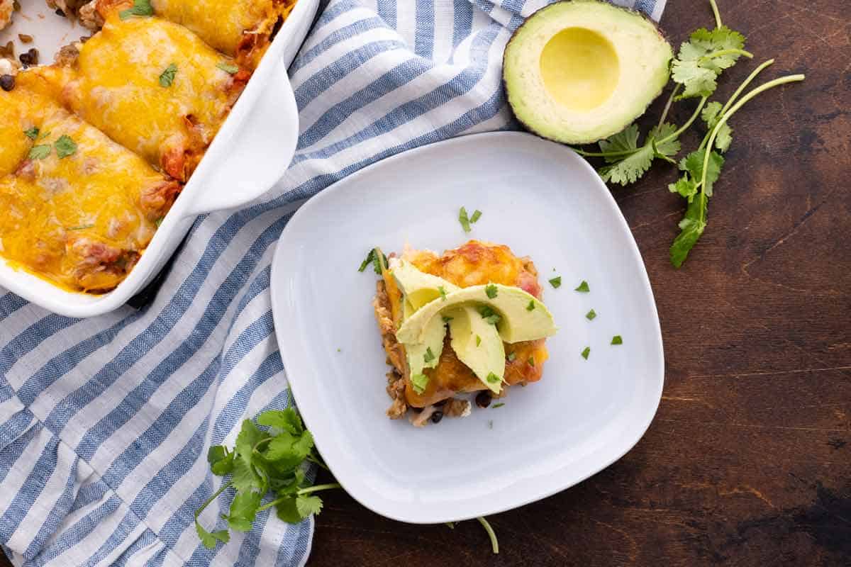 Chicken Rice and Beans Casserole