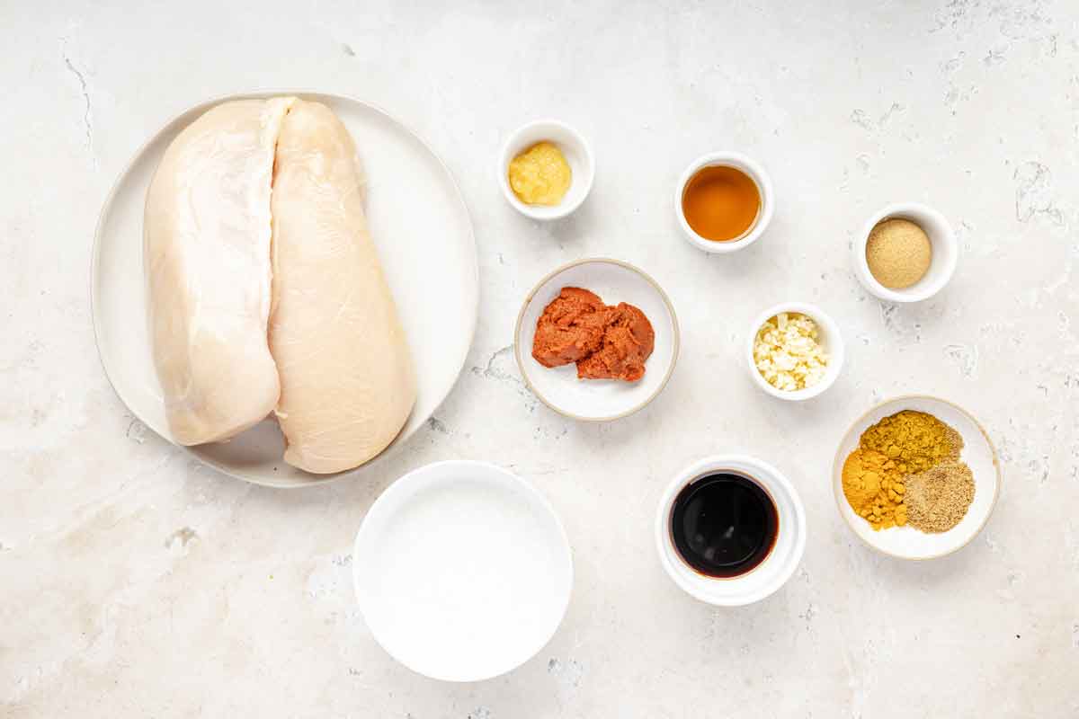 Chicken Satay Skewers Ingredients