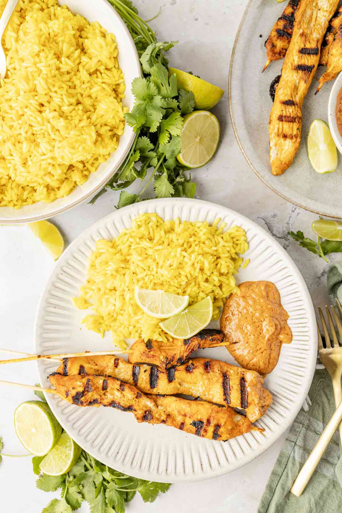 Chicken Satay Skewers with Peace Sauce