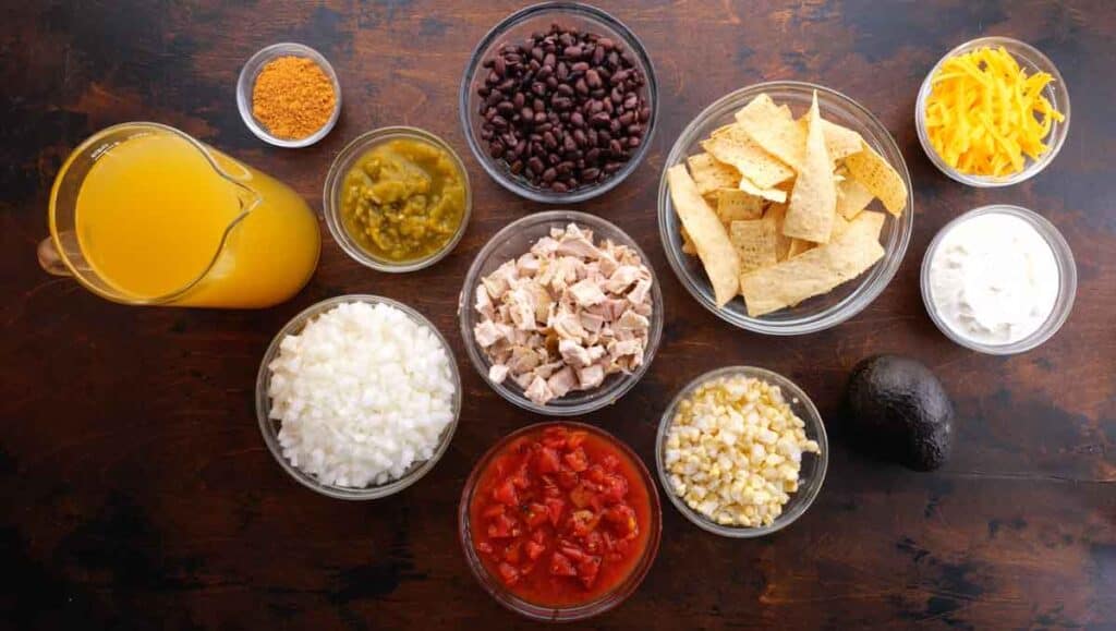 Chicken Tortilla Soup Ingredients