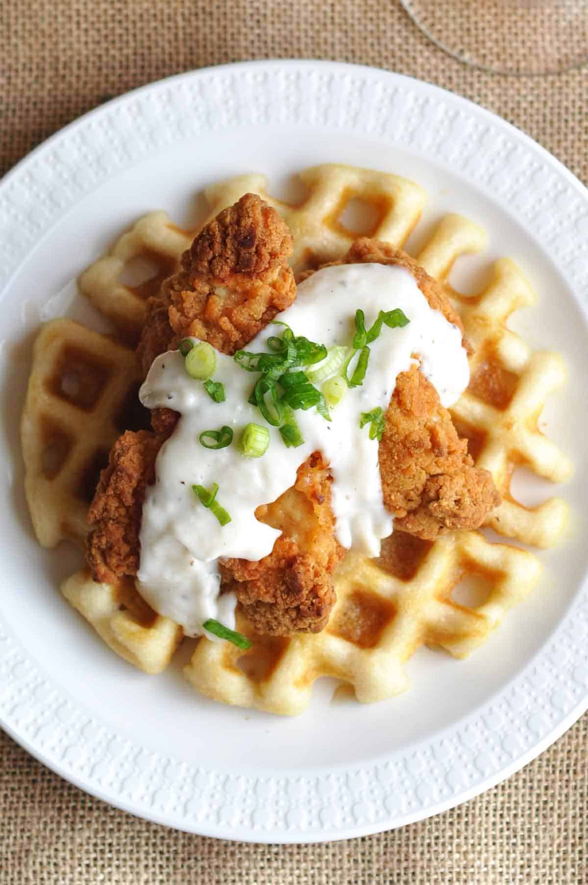 Homemade Chicken and Waffles
