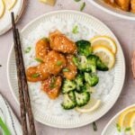 Chinese Lemon Chicken with Broccoli