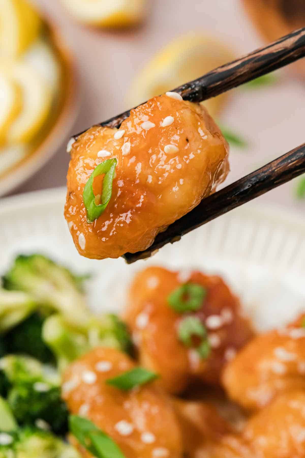 Piece of Chinese Lemon Chicken