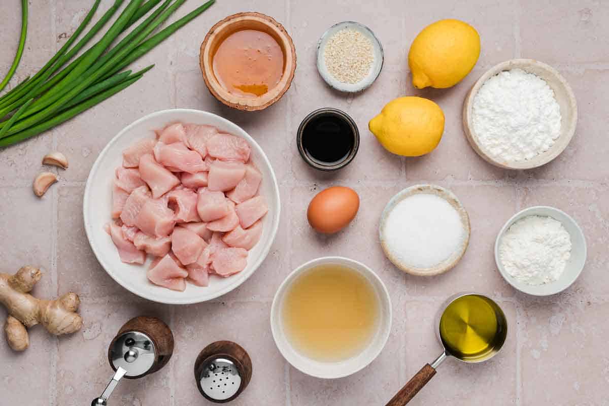 Chinese Lemon Chicken Ingredients