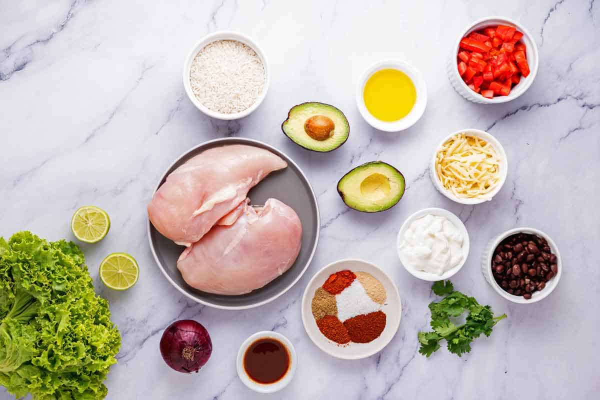 Chipotle Chicken Bowl Ingredients