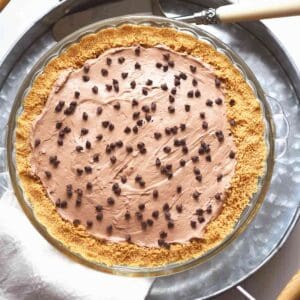 No-Bake Chocolate Chip Cheesecake