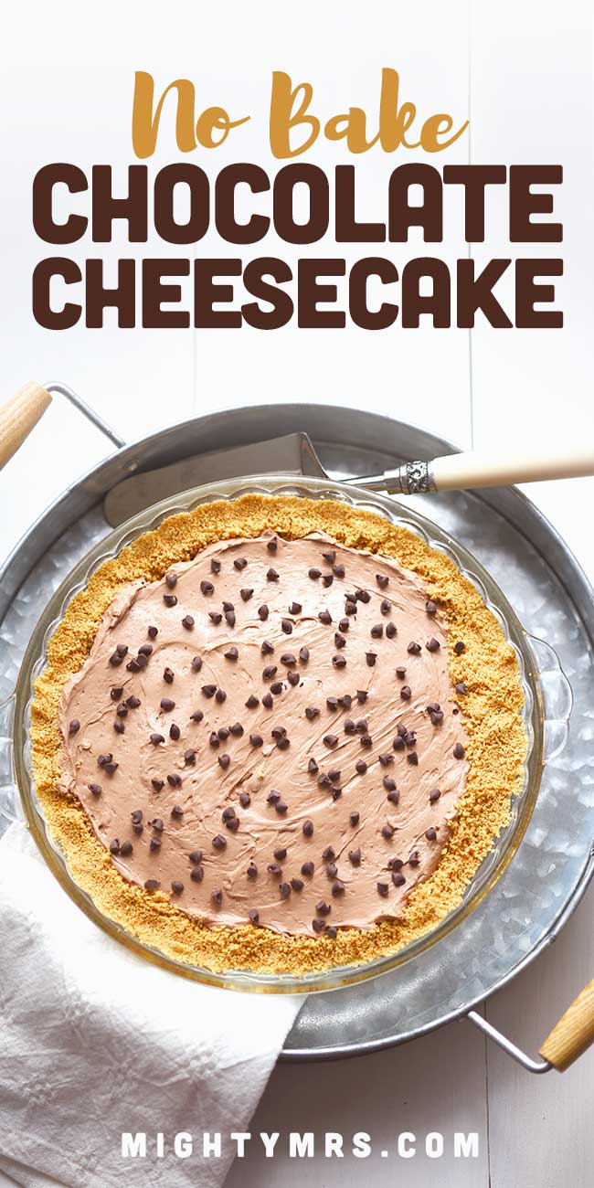 No-Bake Chocolate Cheesecake