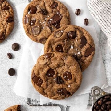 Chewy Chocolate Espresso Cookies