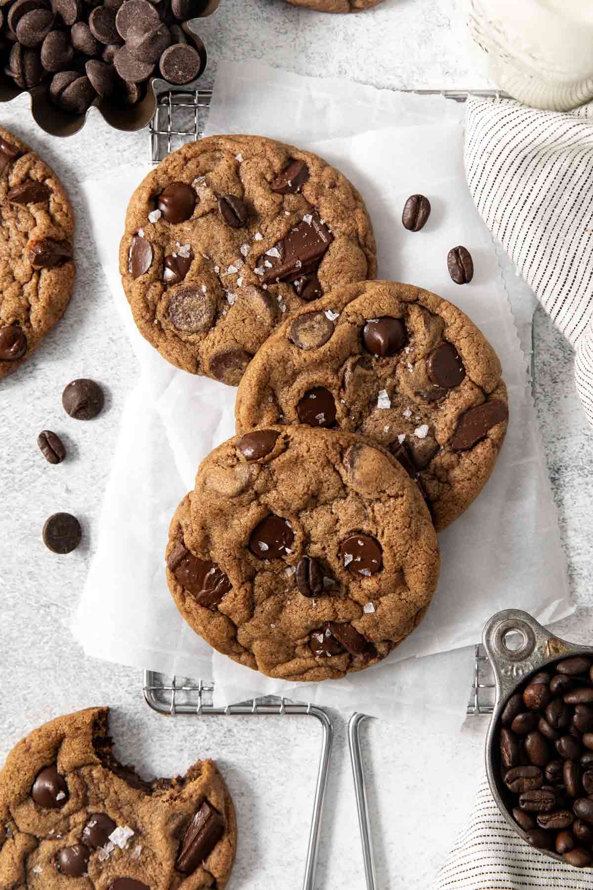 Chewy Chocolate Espresso Cookies