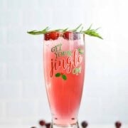 Christmas Cranberry Mimosa