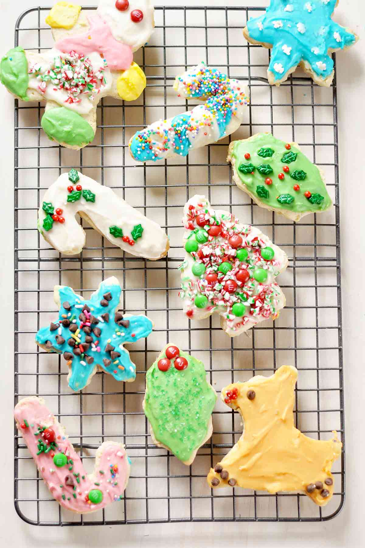 Christmas Oatmeal Cut Out Cookies