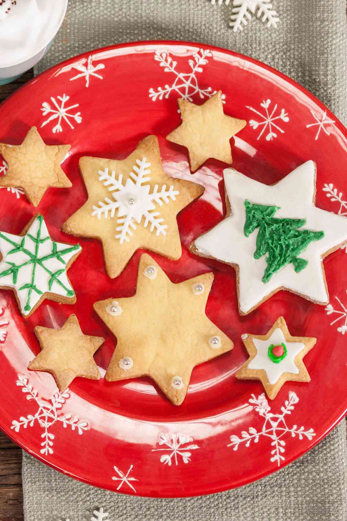 Christmas Oatmeal Cutout Cookies