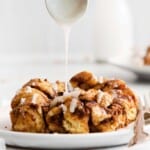 Cinnamon Roll Casserole Drizzled with Icing