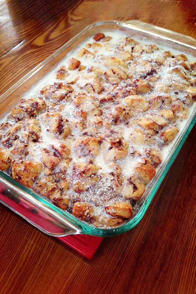 Cinnamon Roll French Toast Casserole