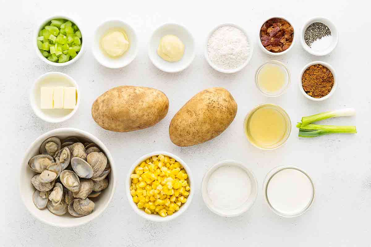 Clam Chowder Ingredients