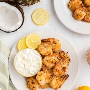 Bake Coconut Shrimp and Piña Colada Dip