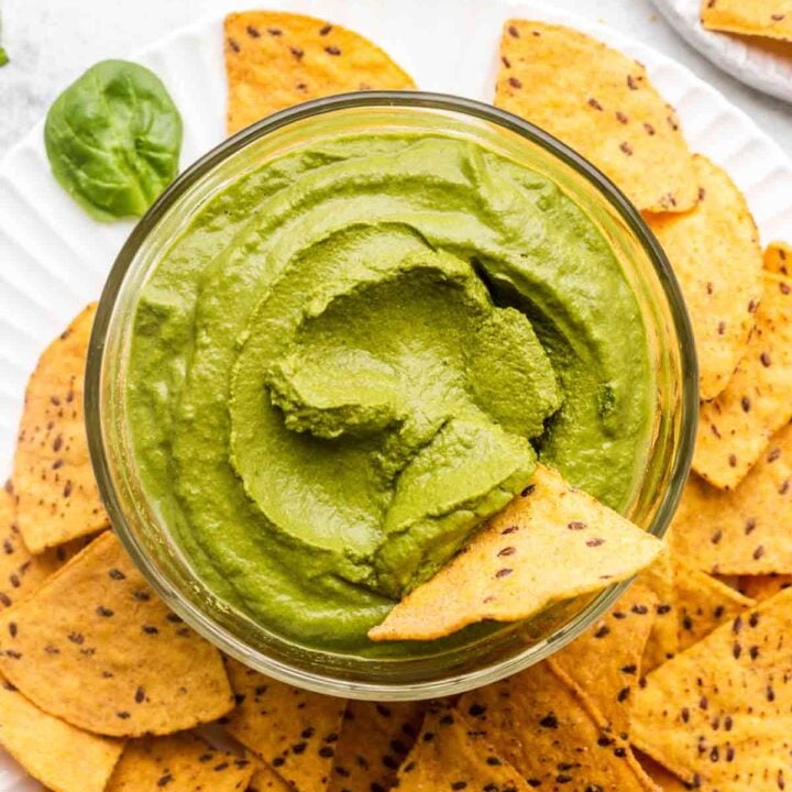 Creamy Spinach-Salsa Dip - Mighty Mrs