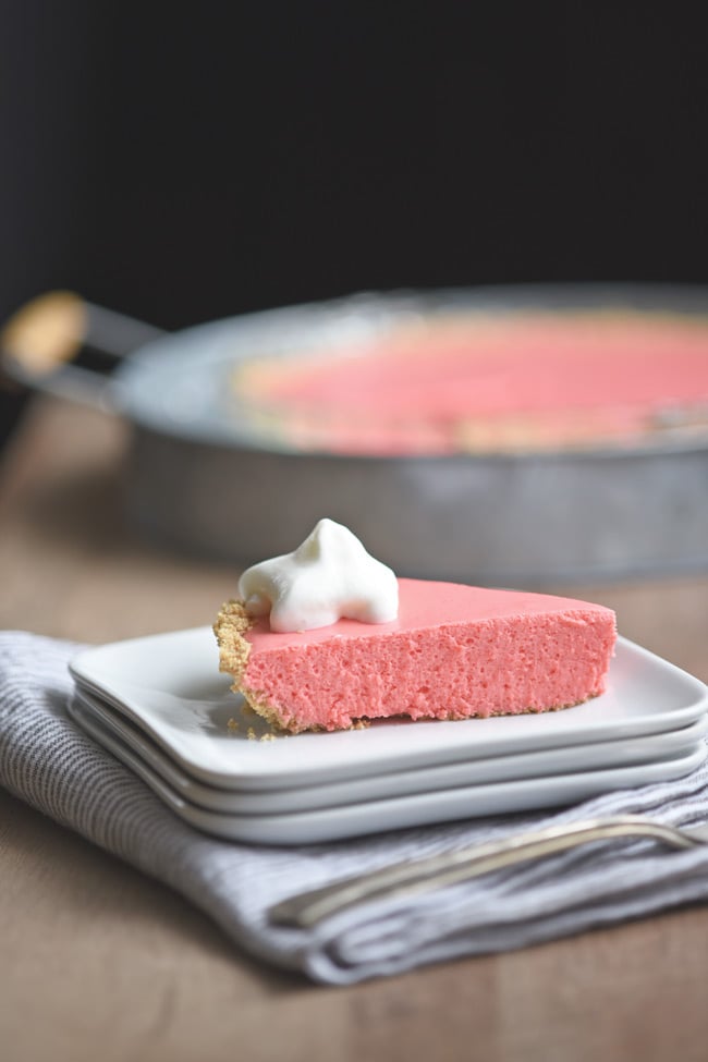 Strawberry Cream Jello Cool Whip Pie