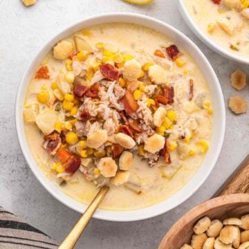 Crab Chowder with Corn and Potatoes