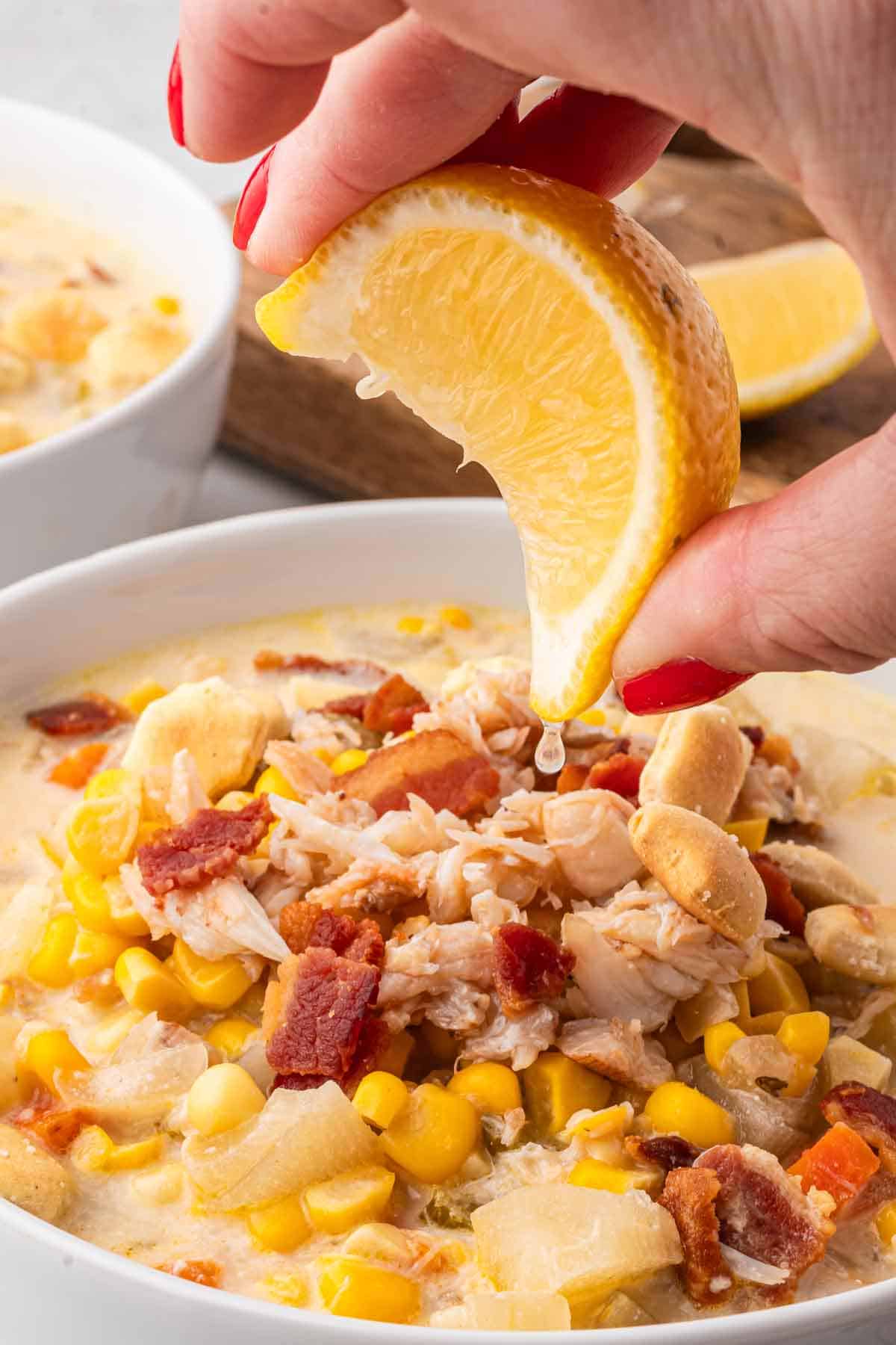 Crab Chowder with Fresh Lemon