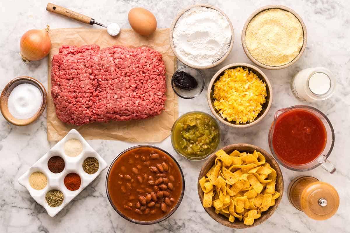 Crunchy Chili Casserole Ingredients