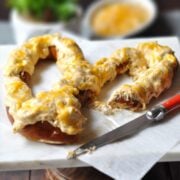 Hot Crab Dip Pretzel Appetizer