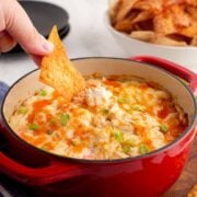 Crab Rangoon Dip with Won Ton Chips