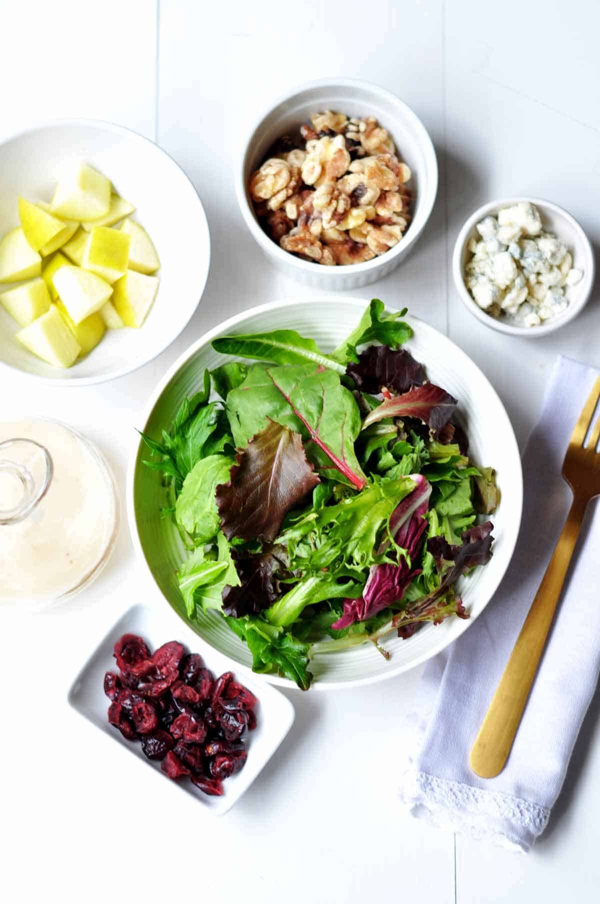 6-Ingredient Apple Blue Cheese Salad