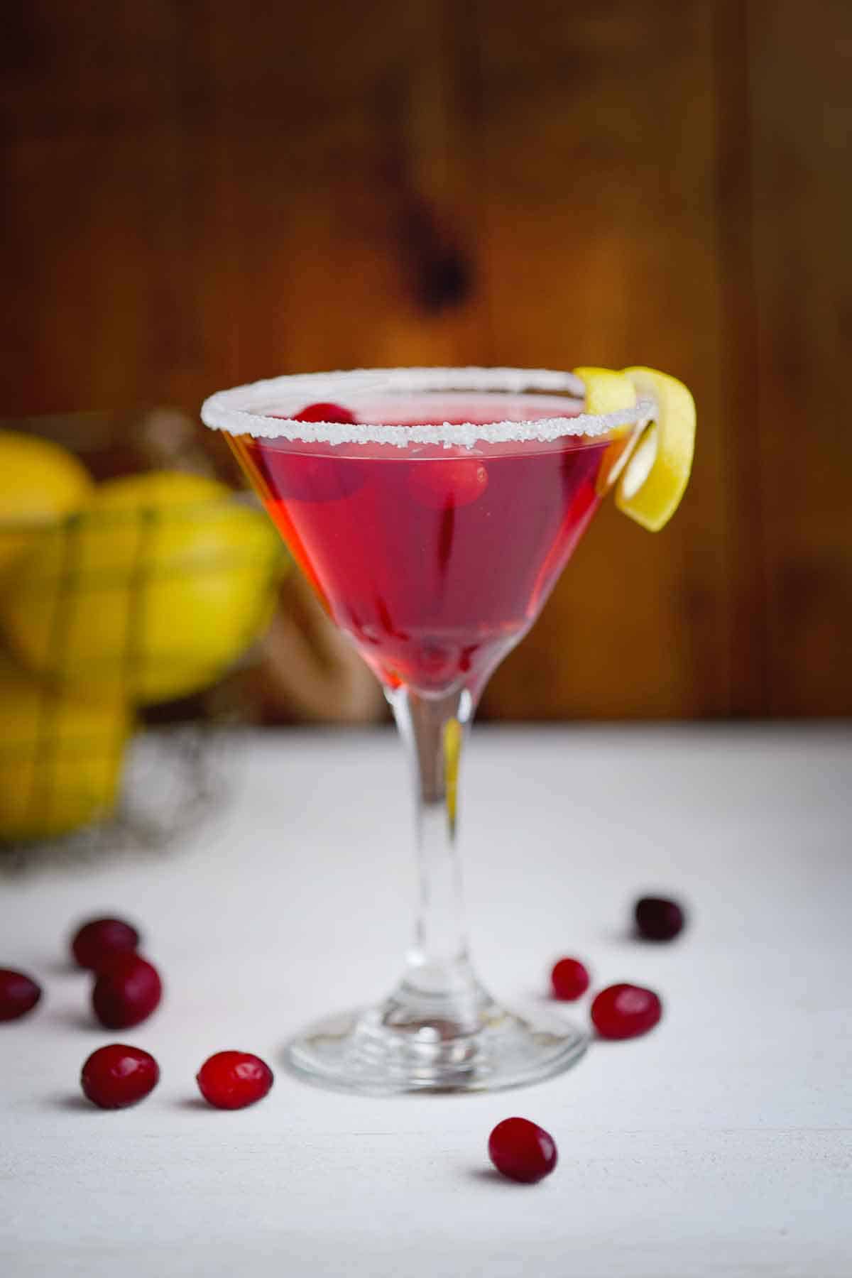 Cranberry Limoncello Cosmo