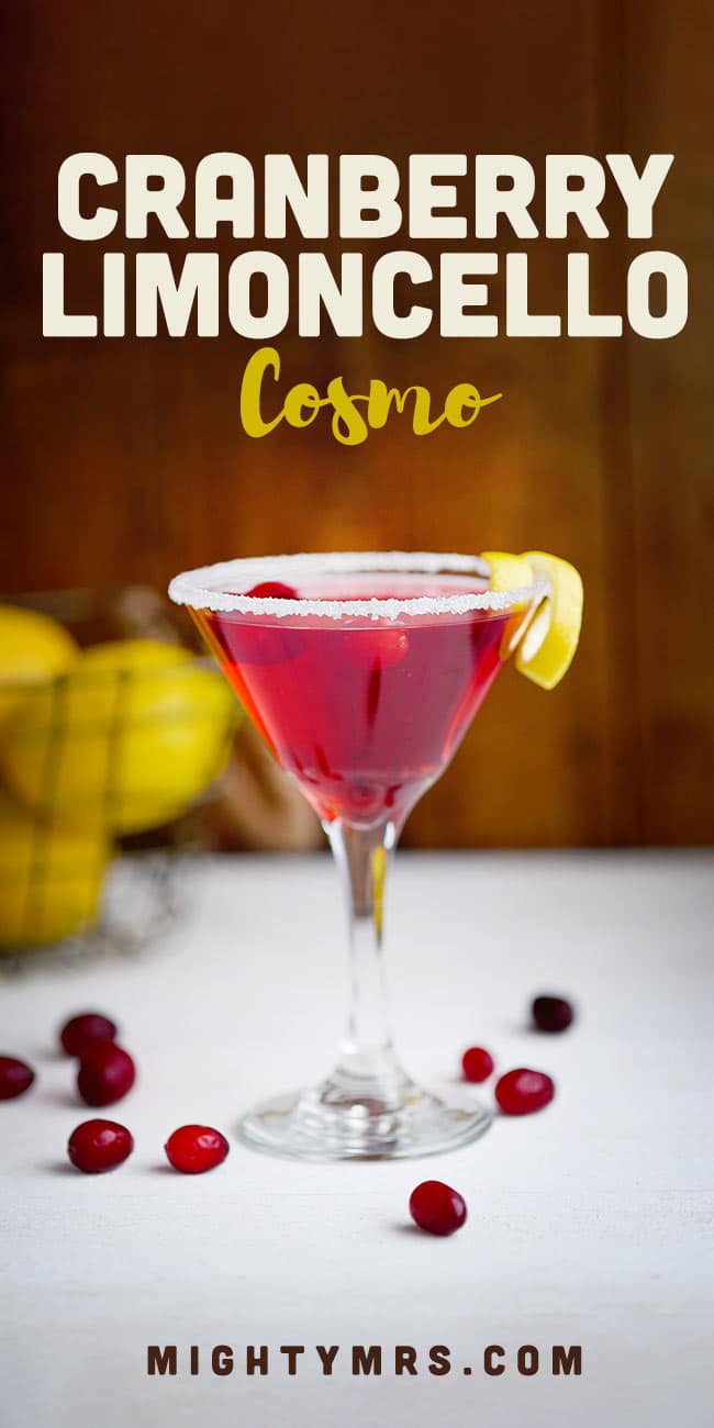 Best Cranberry Limoncello Cosmo