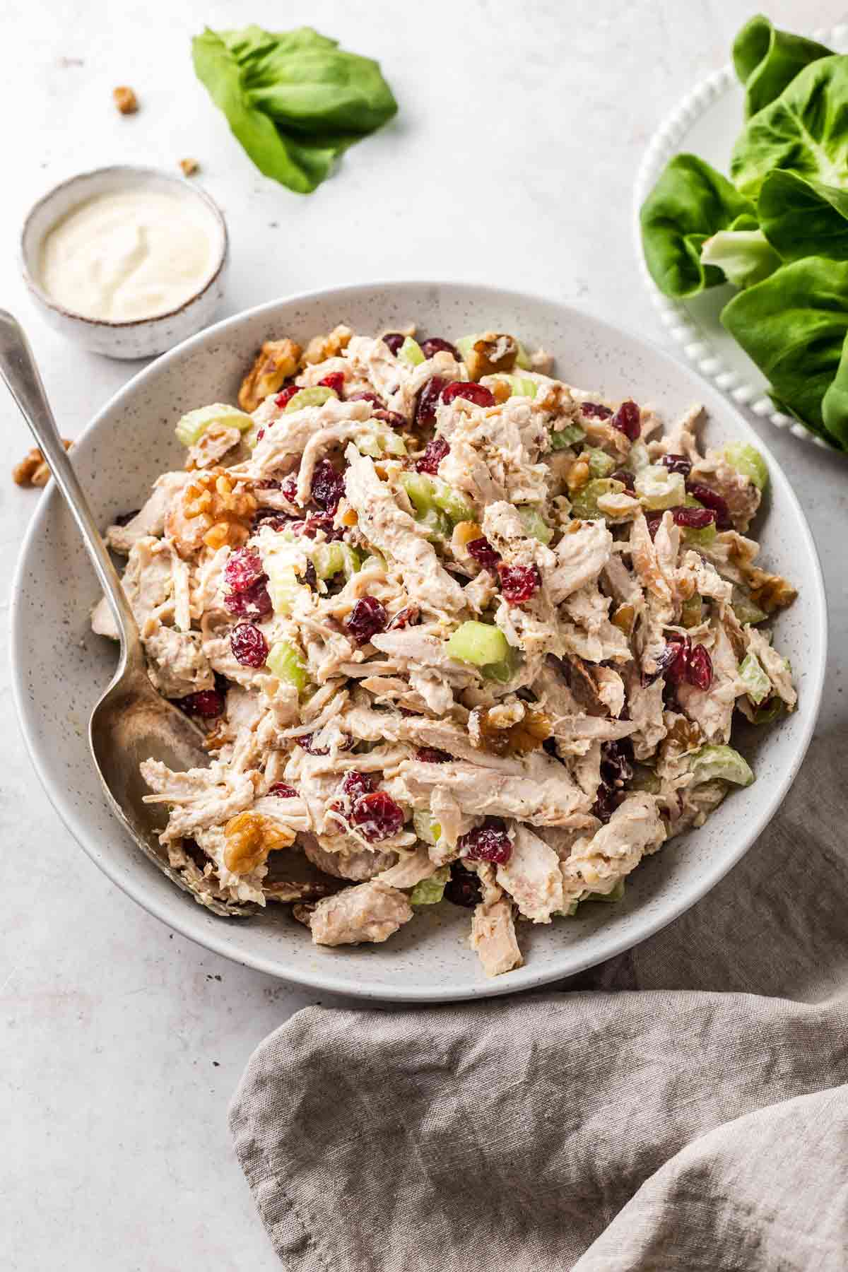 Cranberry Walnut "Waldorf" Chicken Salad