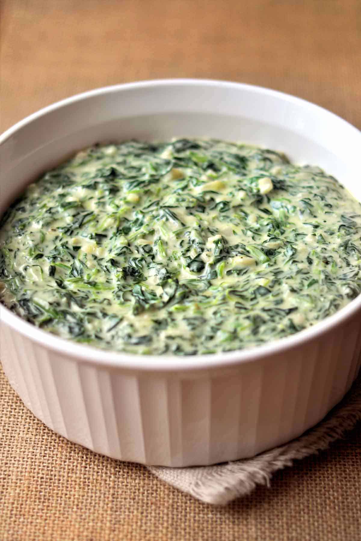 Homemade Creamed Spinach