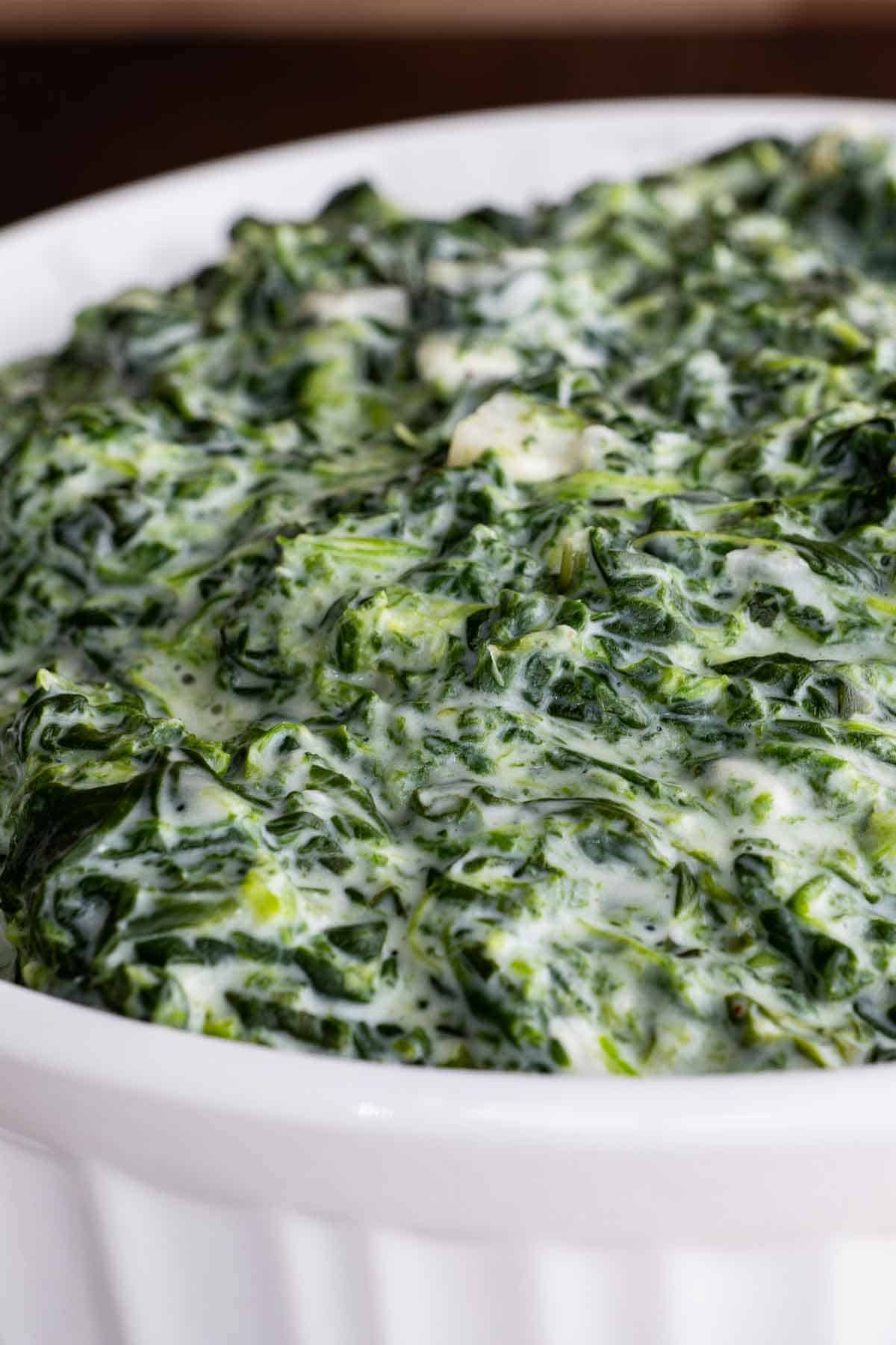 Creamed Spinach Side Dish