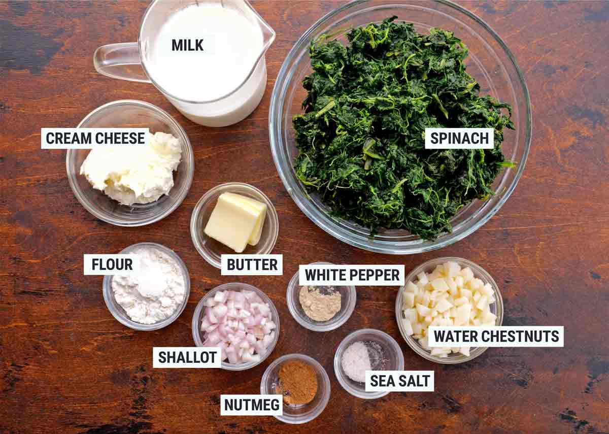 Creamed Spinach Ingredients