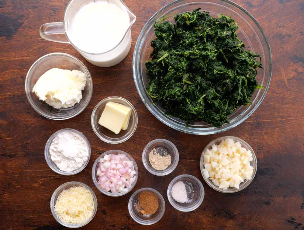 Creamed Spinach Ingredients