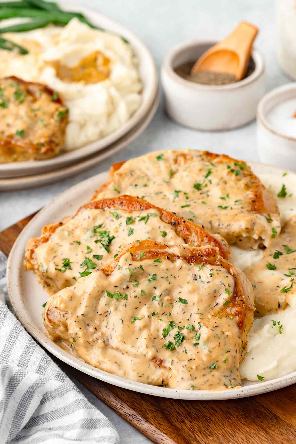 Creamy Dijon Mustard Pork Chops